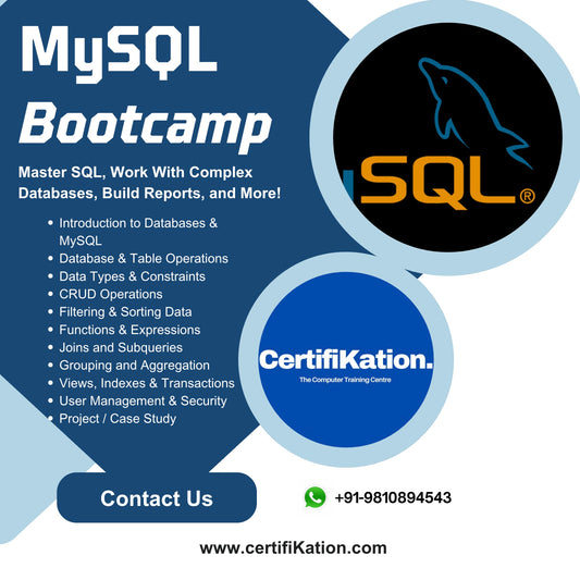 MySQL Bootcamp By CertifiKation.